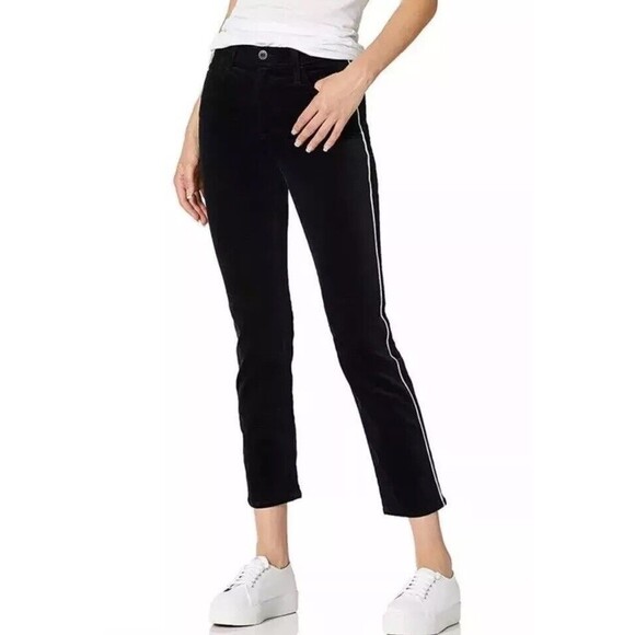 AG Adriano Goldschmied Pants Womens 27 Velvet Isabelle High Rise Straight Crop - Picture 2 of 10